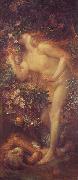 george frederic watts,o.m.,r.a. Eve Tempted oil painting on canvas